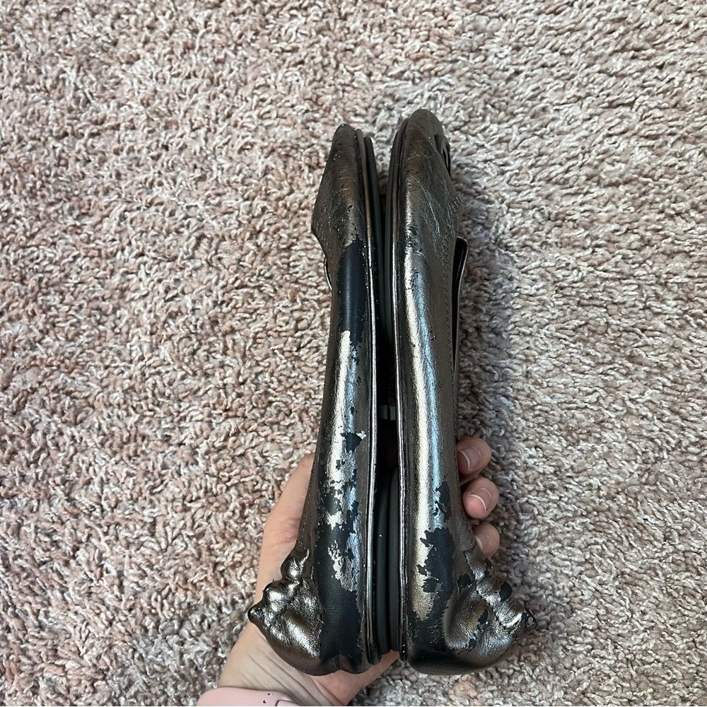 Tory Burch Metallic Flats - Picture 5 of 7